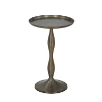 Sila Gold Aluminum End Table