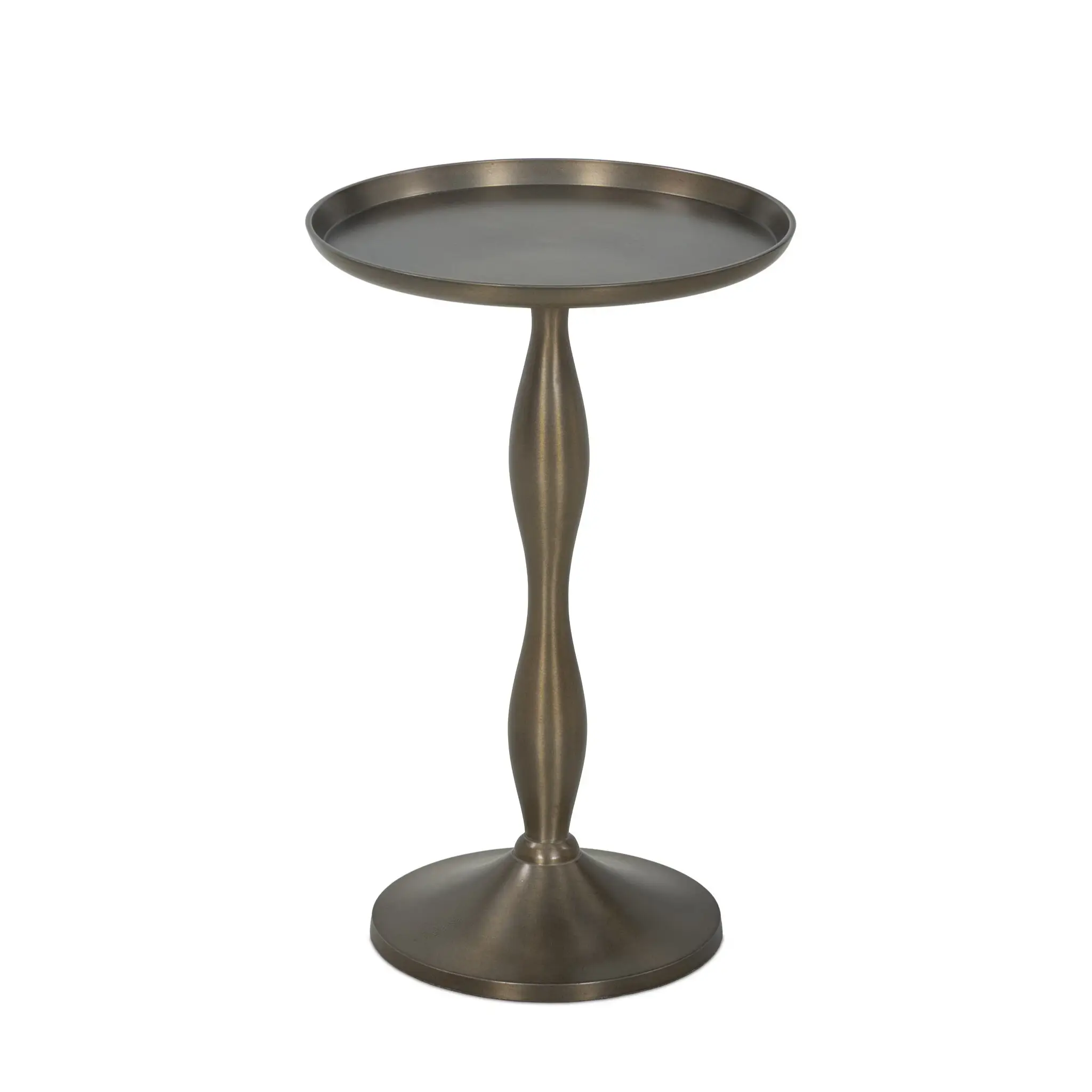 Sila Gold Aluminum End Table Sila Gold Aluminum End Table