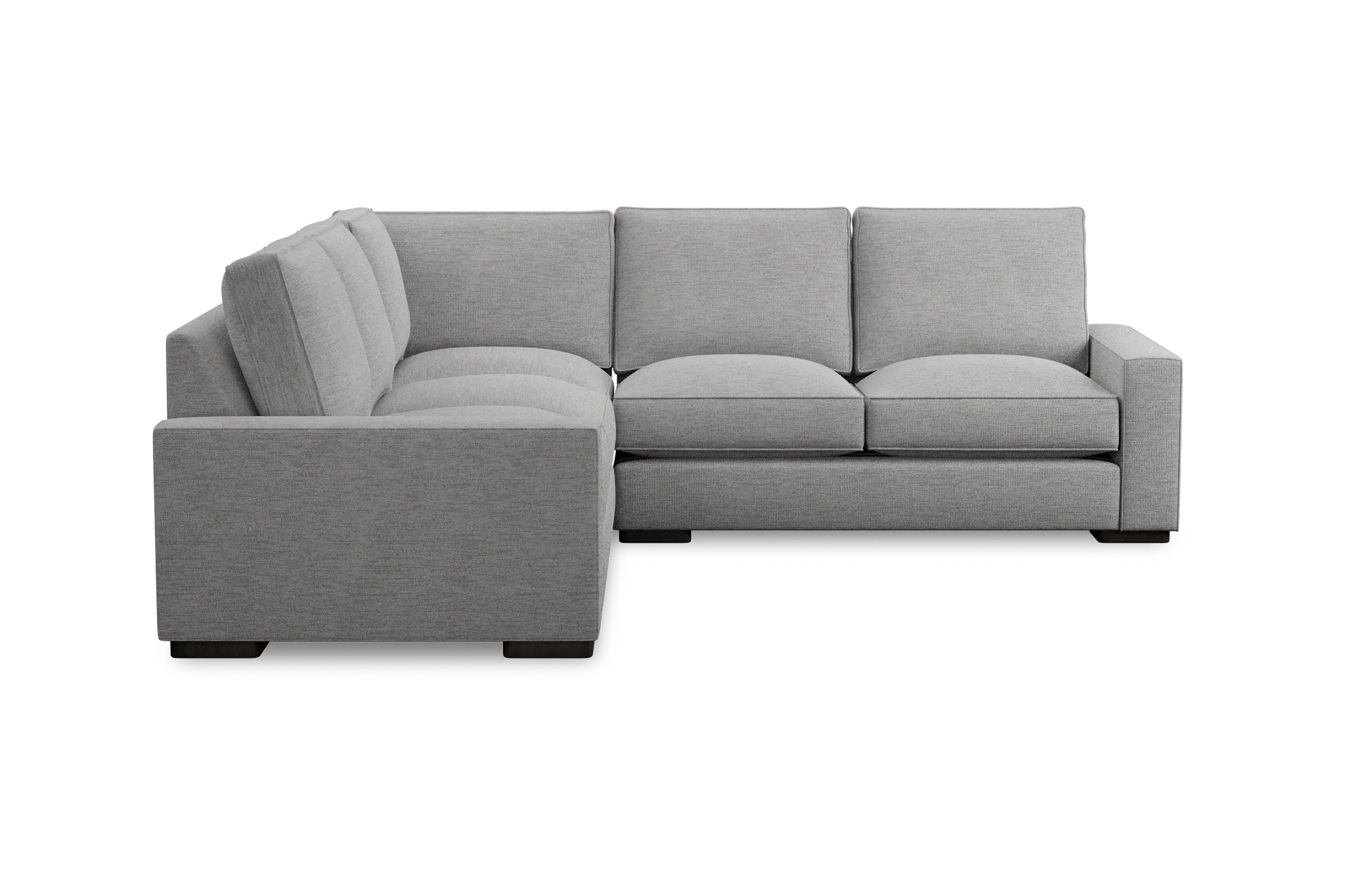 Edgewater Maguire Gray Small Two-arm Sectional