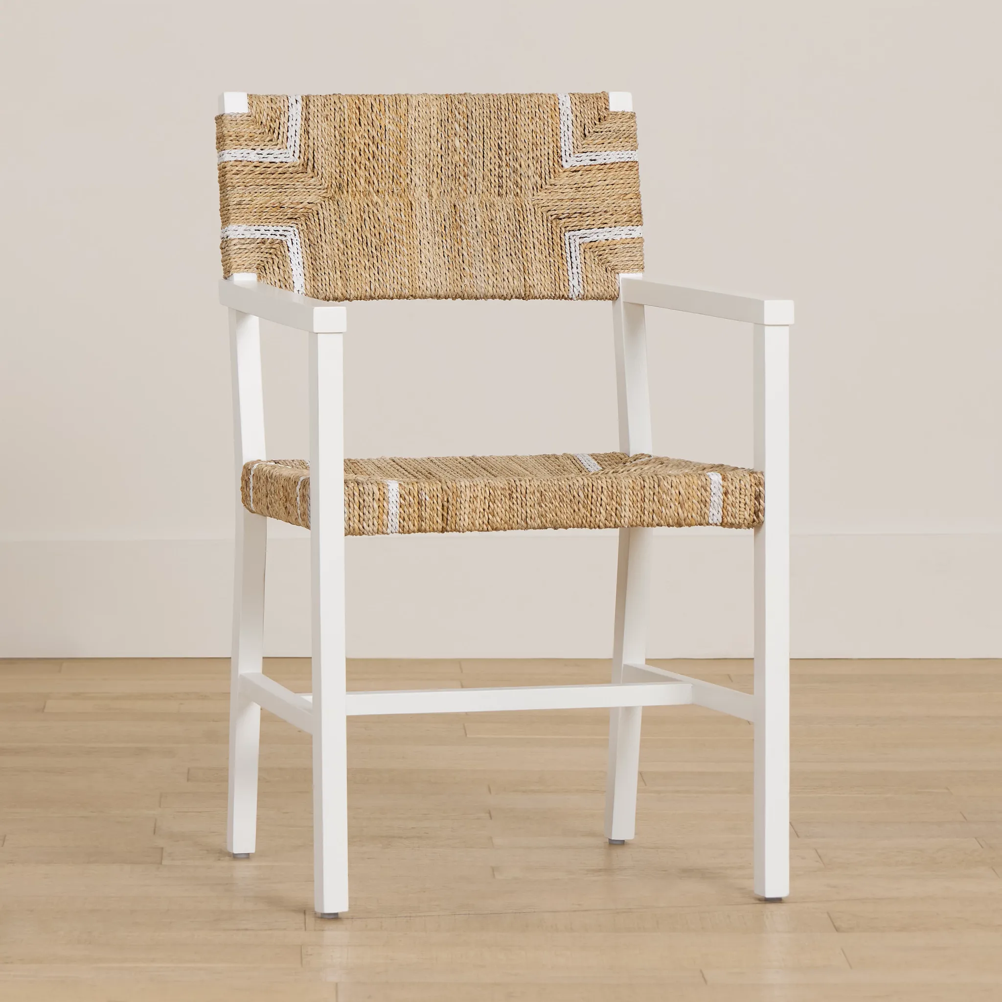 Nantucket Light Tone Woven Woven Arm Chair