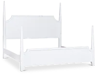 Carolina White Poster Bed