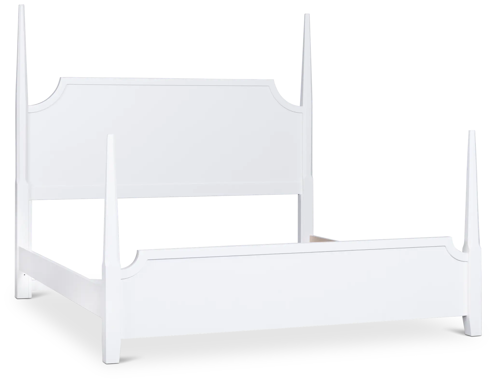 Carolina White Poster Bed Carolina White Poster Bed