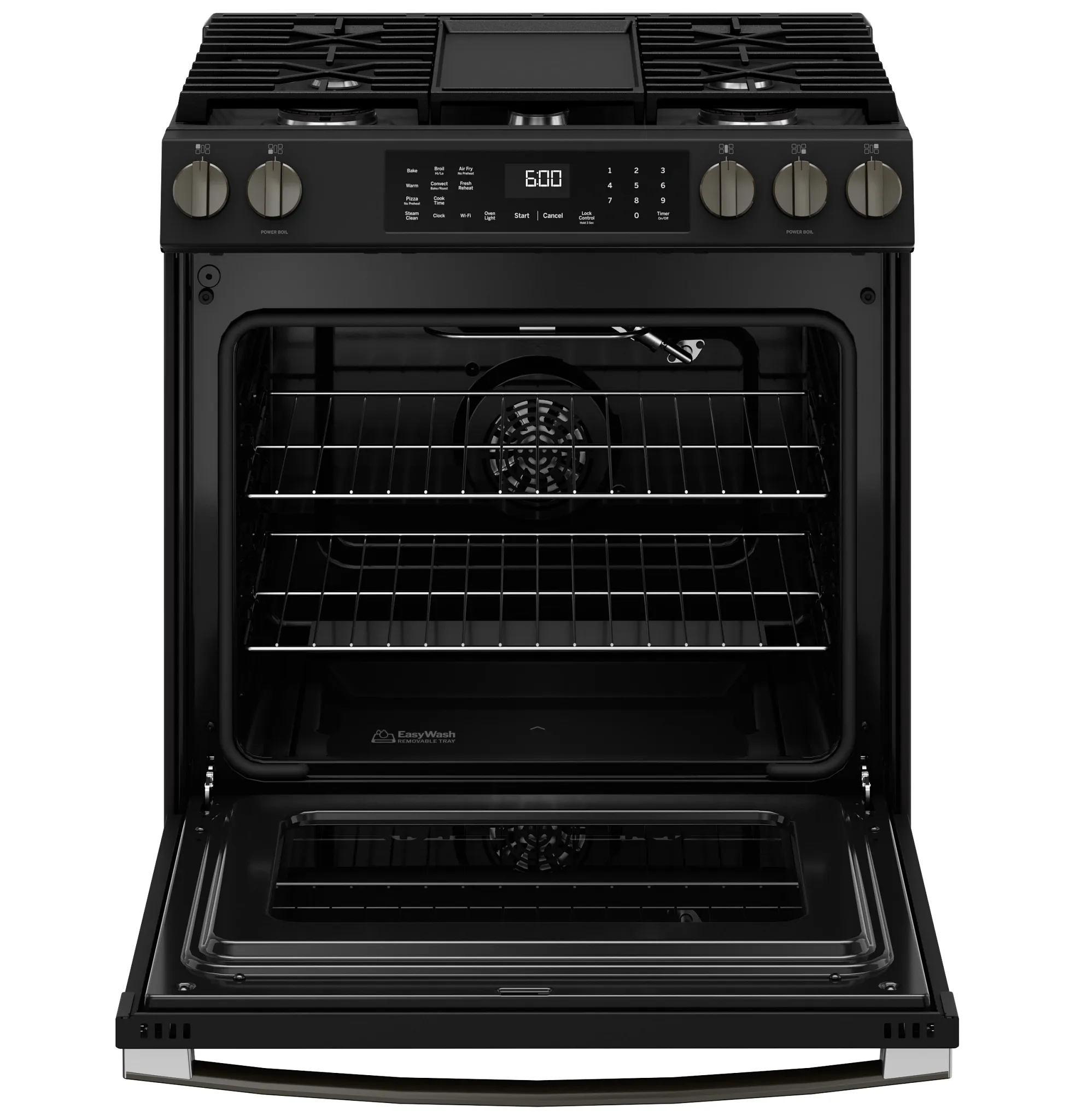 Ge 600 Series Black 30" Gas Range