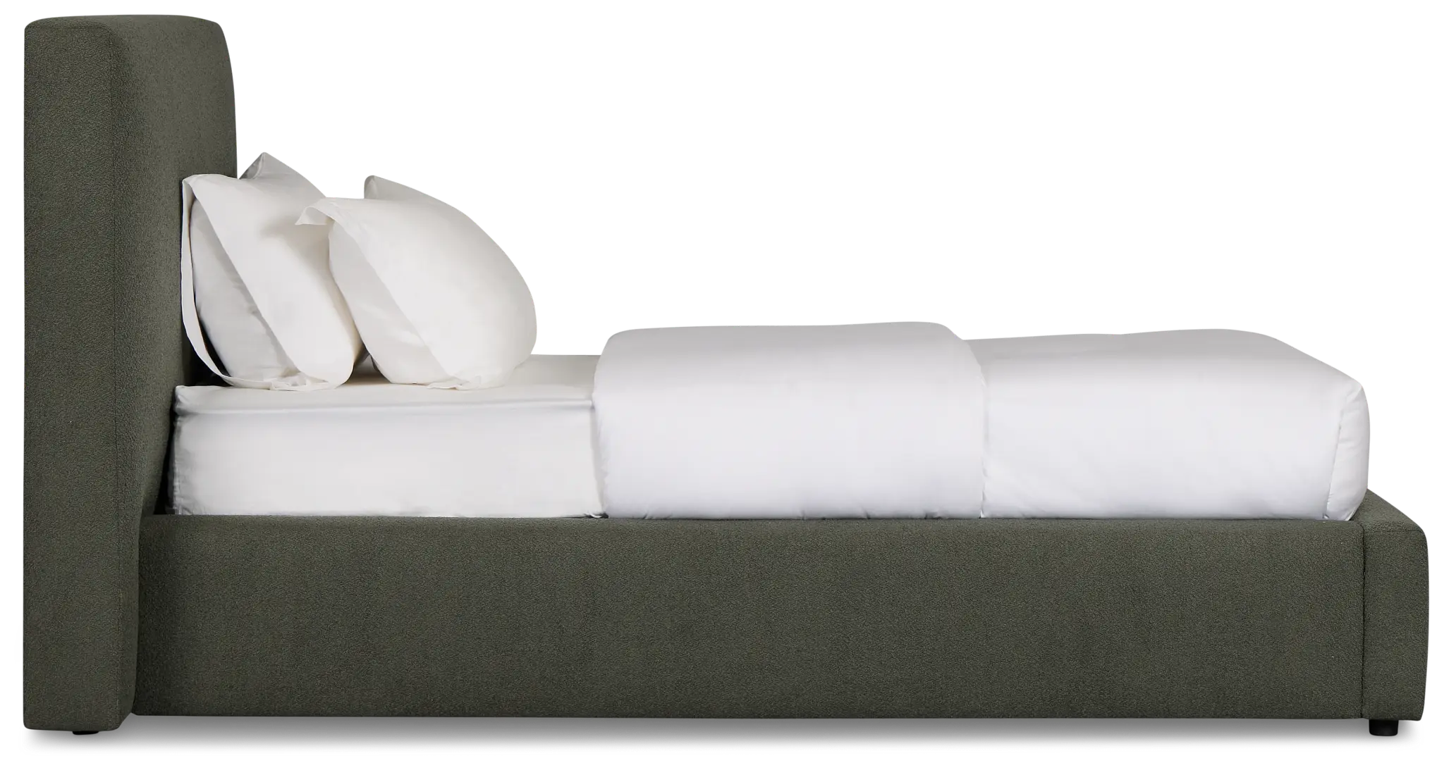 Grayton Sutton Green 44" Upholstered Platform Bed Grayton Sutton Green 44" Upholstered Platform Bed