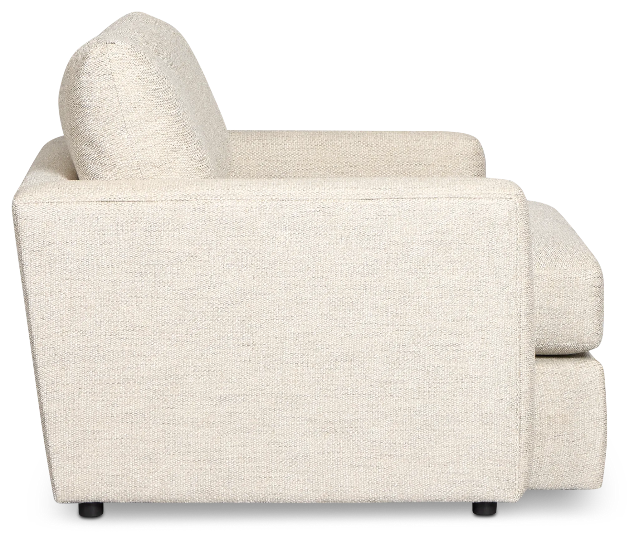 Maxwell Light Gray Fabric Oversized Chair