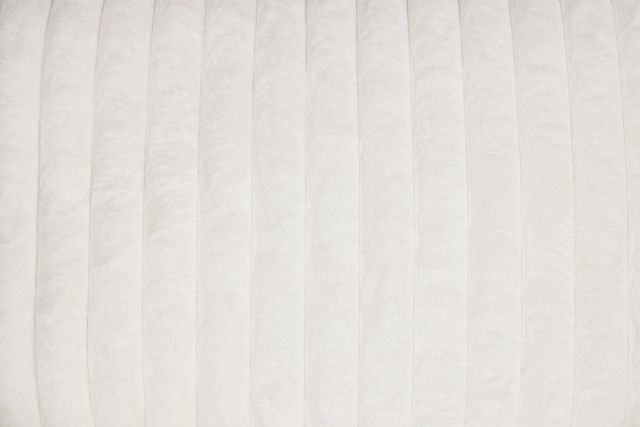 Teddy White Fabric Loveseat