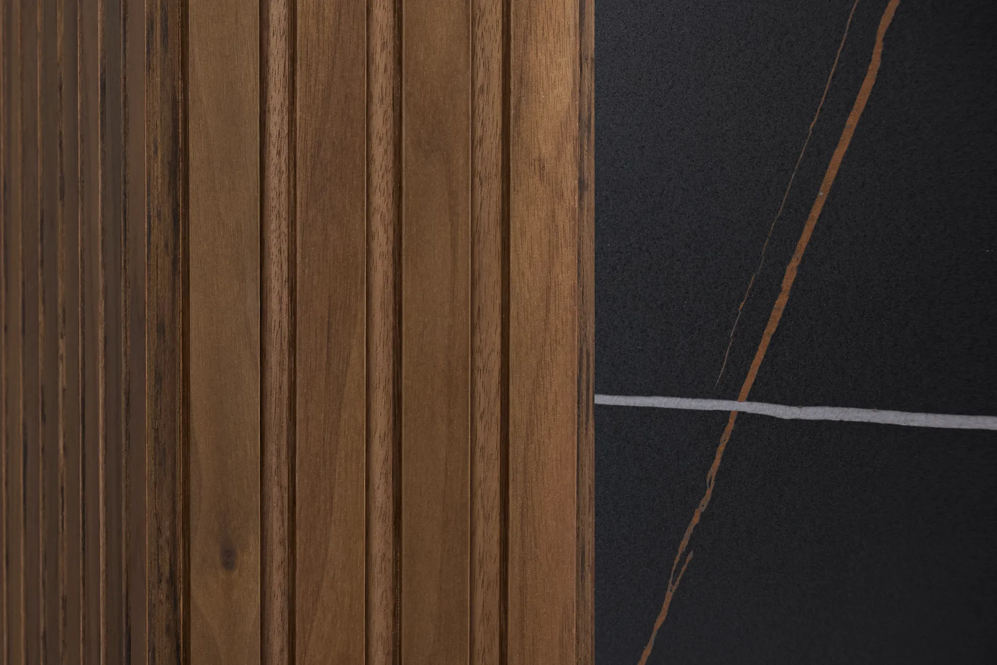 Wayne Two-tone Stone Rectangular Table & 4 White Upholstered Chairs