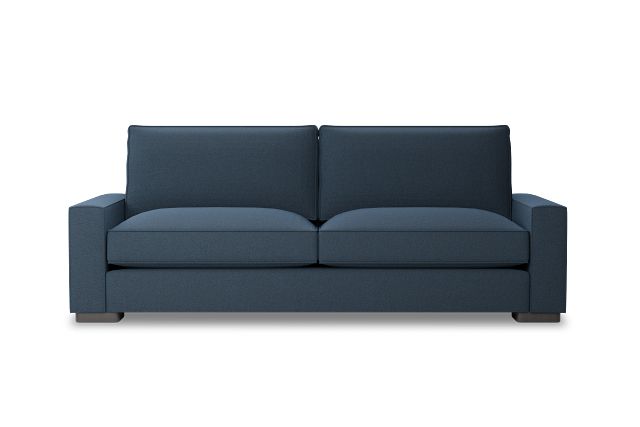 Edgewater Elite Blue 96" Sofa W/ 2 Cushions