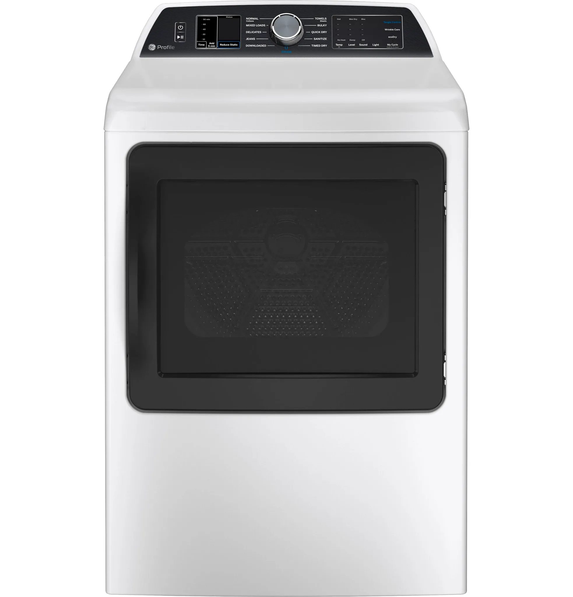 Ge Profile 70 Series White Front Load Gas Dryer