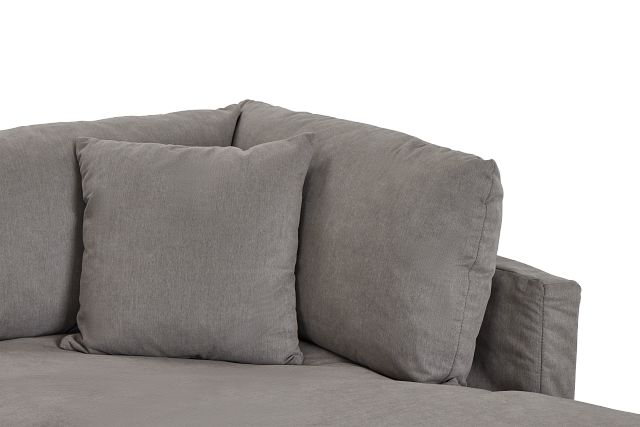 Raegan Gray Fabric Small Right Chaise Sectional (5)