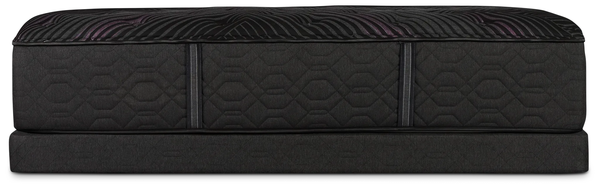 Beautyrest Black Series Two Plush Tight Top Low-profile Mattress Set