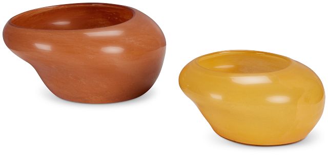 Baya Orange Large Vase