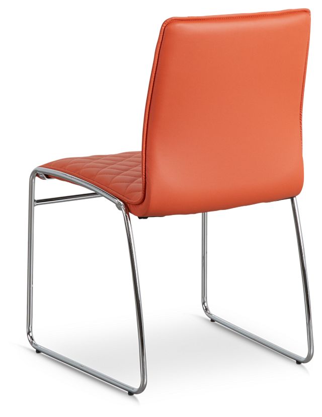 Skyline Orange Metal Side Chair