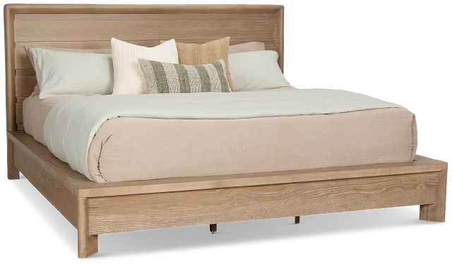 Alton Light Tone Platform Bed