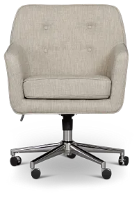 Adeline Light Gray Desk Chair
