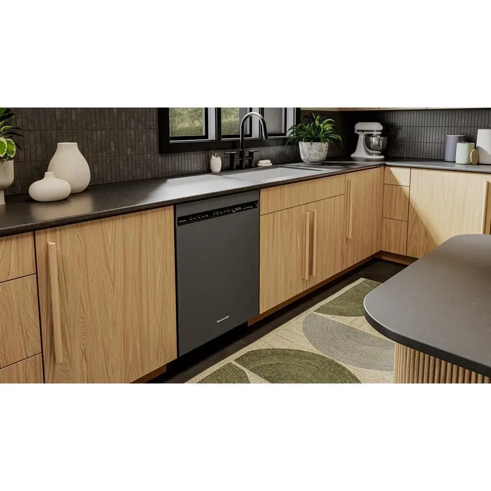 Kitchenaid 324 Series Black Built In Dishwasher Kitchenaid 324 Series Black Built In Dishwasher