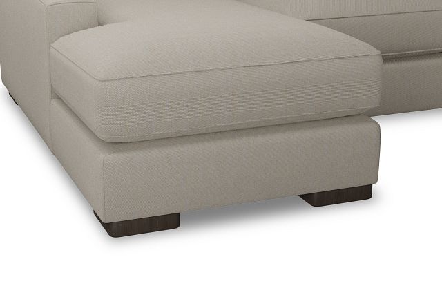 Edgewater Peyton Beige Medium Left Chaise Sectional