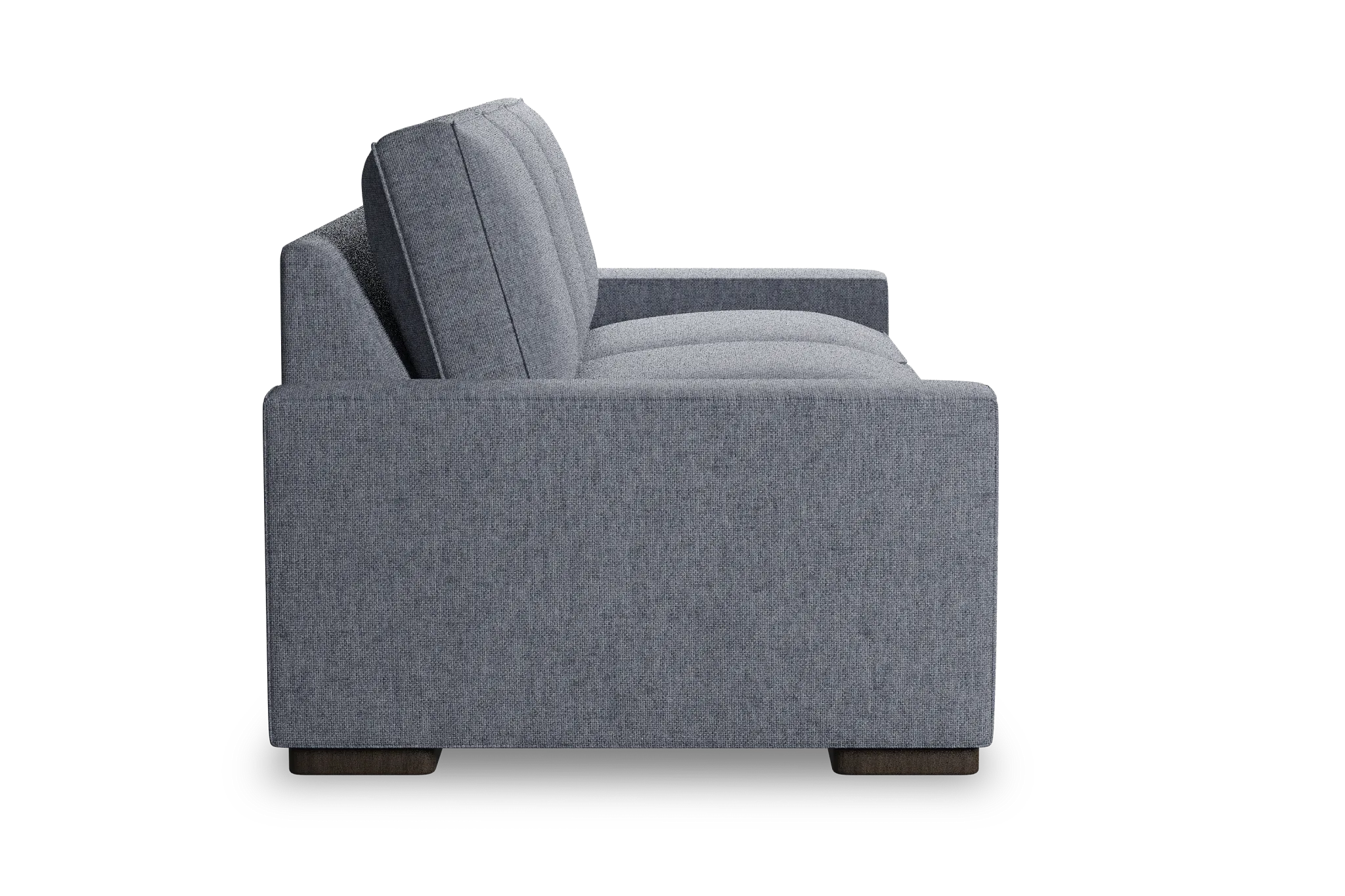 Edgewater Elevation Gray 96" Sofa W/ 3 Cushions