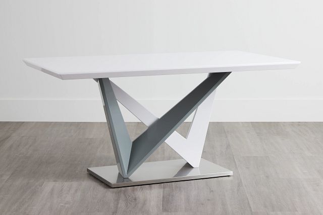 Lennox White Rectangular Table