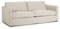 Willow 89" Light Beige Fabric Sofa