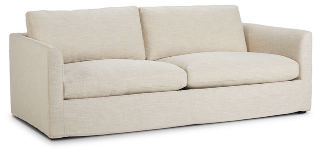 Willow 89" Light Beige Fabric Sofa