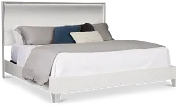 Doral White Panel Bed With Lights
