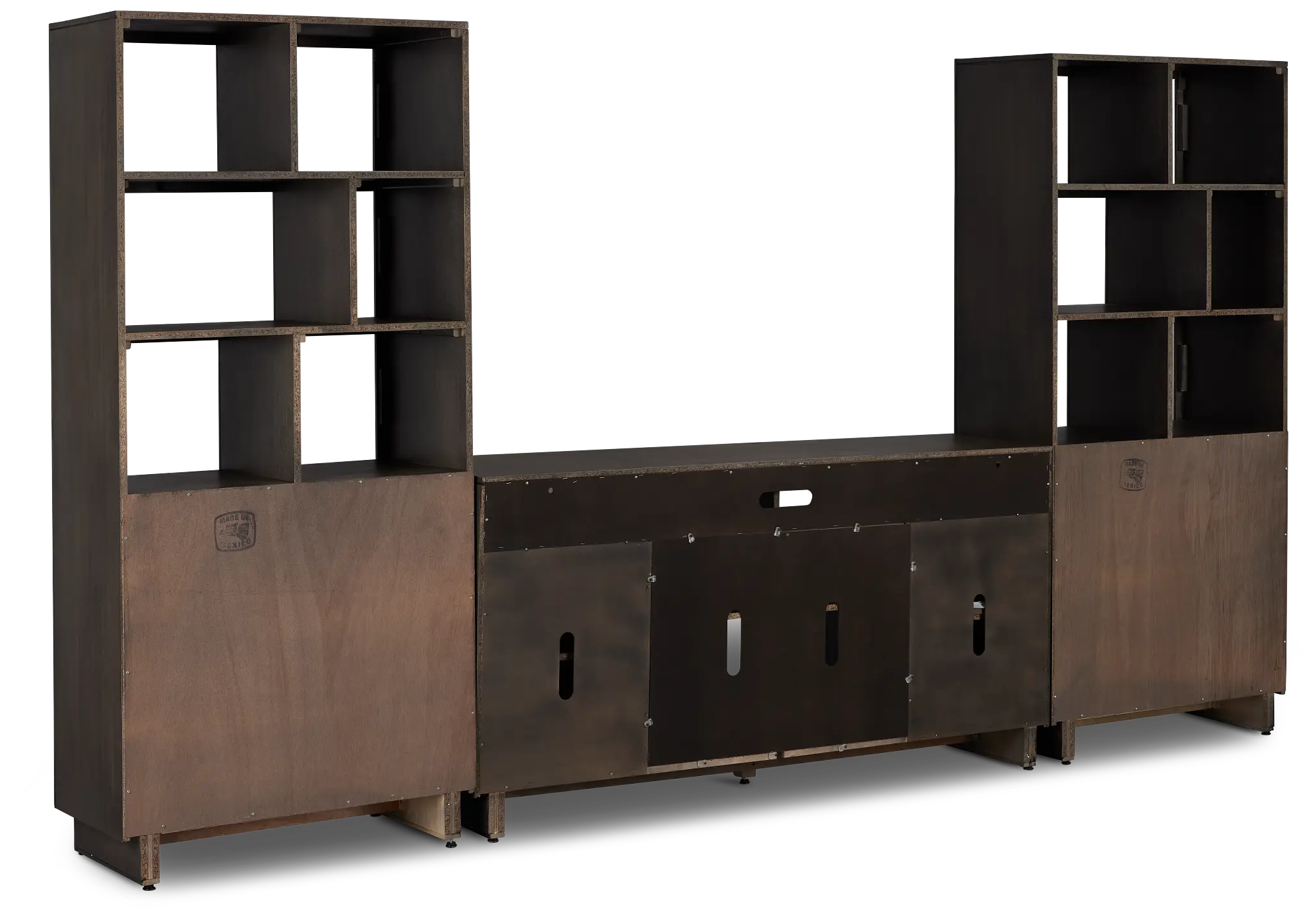 Richmond Gray 64" Open Pier Entertainment Wall Richmond Gray 64" Open Pier Entertainment Wall