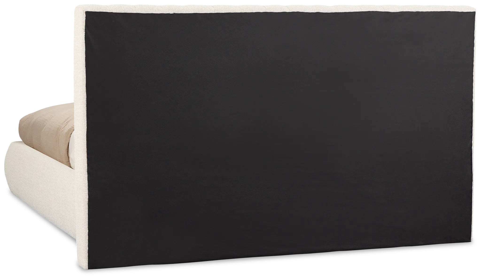 Nomad Light Beige Uph Platform Bed