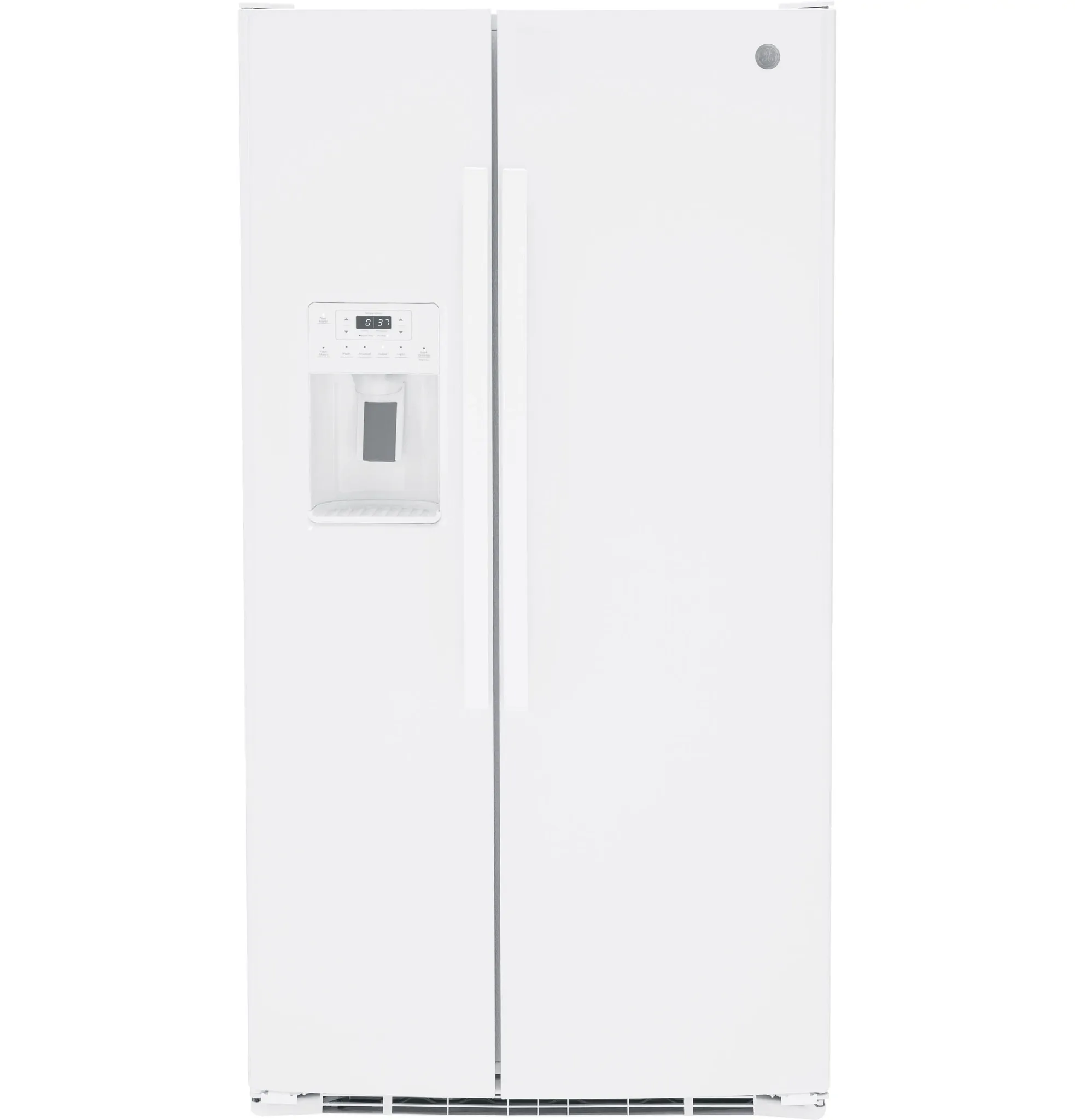 Ge Profile 25 Series White Side By Side Refrigerator