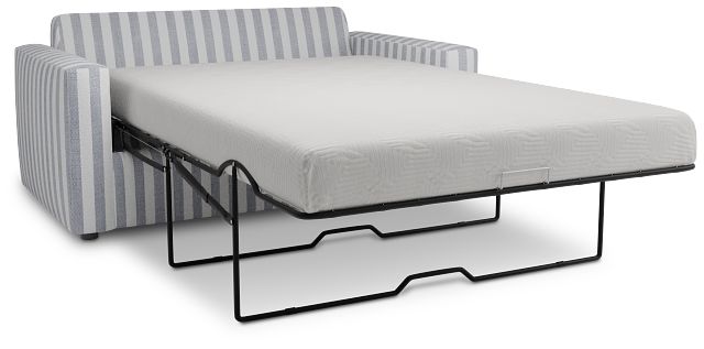 Siesta Sea Lane Dark Blue Fabric Cooling Memory Foam Sleeper