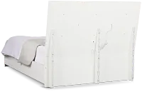 Modena White Platform Bed