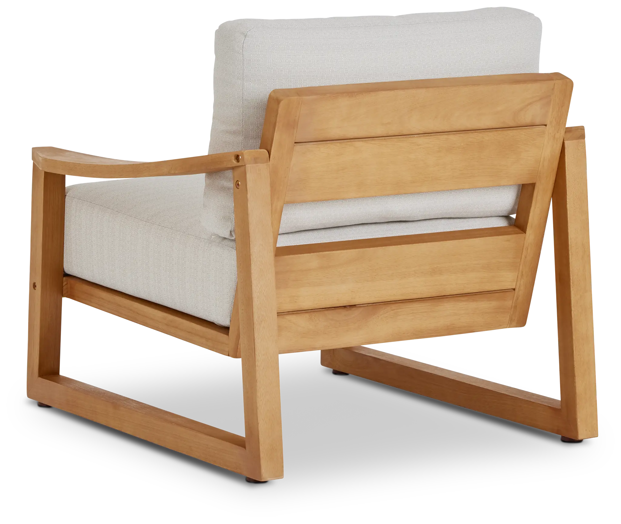 Tobago Light Tone Chair With Gray Cushion Tobago Light Tone Chair With Gray Cushion