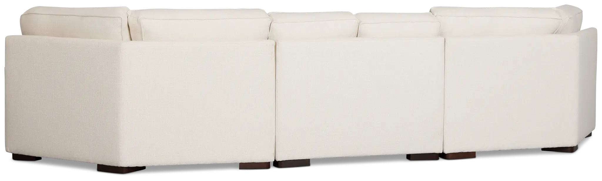 Sinclair Light Beige Fabric Dual Cuddler Sectional Sinclair Light Beige Fabric Dual Cuddler Sectional
