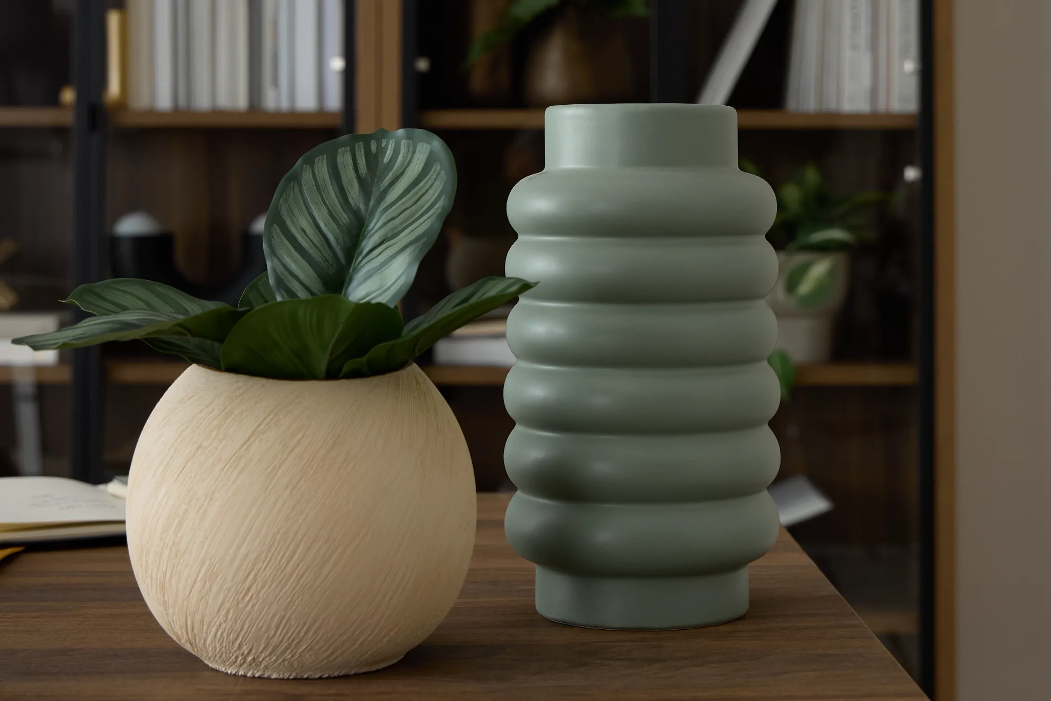 Jonni Light Green Medium Vase