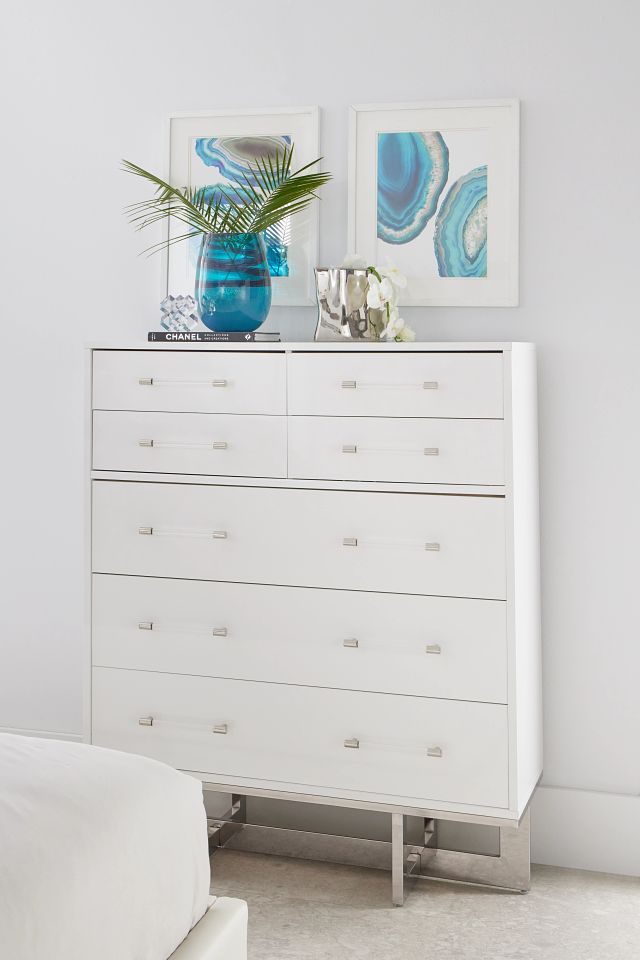 Cortina White Large Drawer Chest