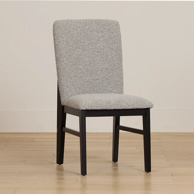 Modesto Black Upholstered Side Chair