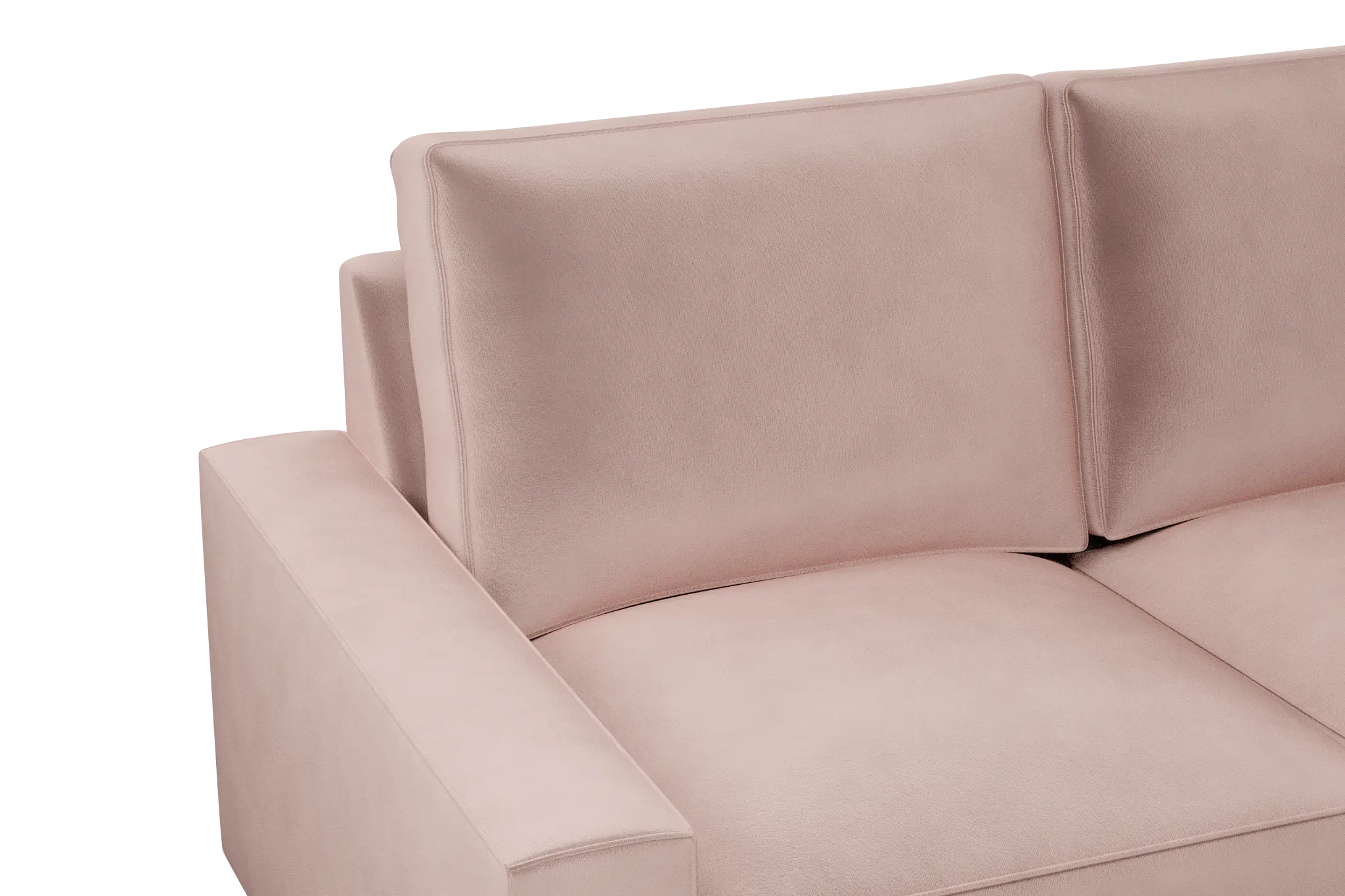 Edgewater Joya Light Pink Medium Right Chaise Sectional Edgewater Joya Light Pink Medium Right Chaise Sectional