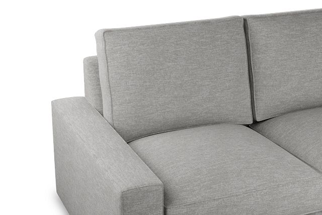 Edgewater Victory Gray Large Two-arm Sectional