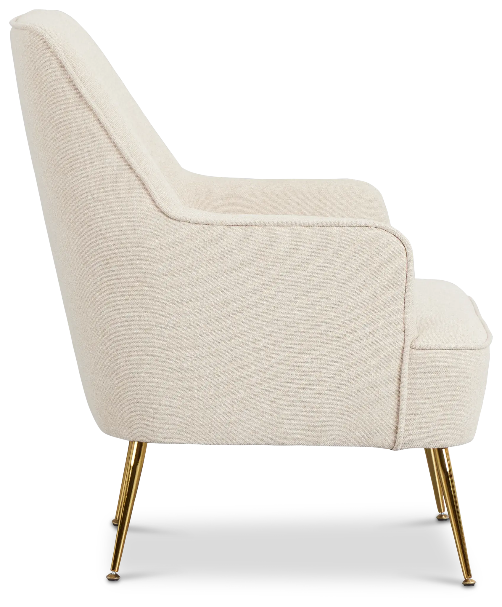 Lina Beige Fabric Accent Chair Lina Beige Fabric Accent Chair