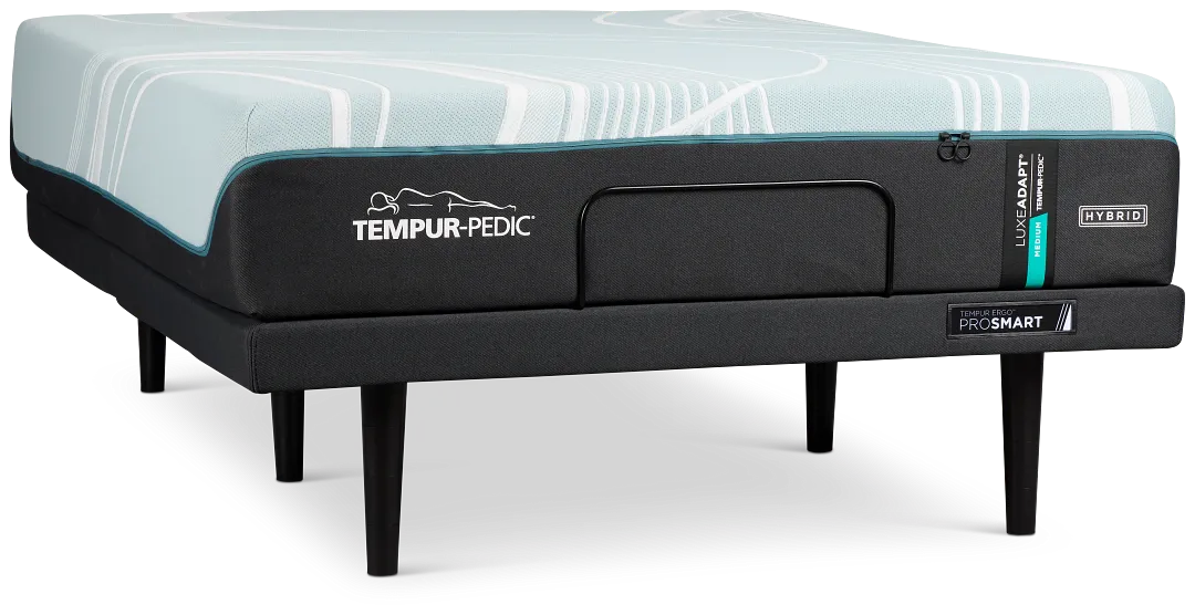 Tempur-pedic Tempur-luxeadapt Medium Hybrid Ergo Prosmart Adjustable Mattress Set
