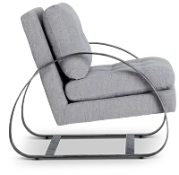 Porter Gray Fabric Accent Chair