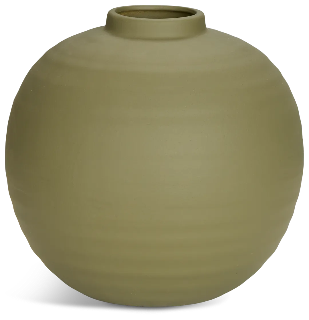 Sorrell Dark Green Medium Vase