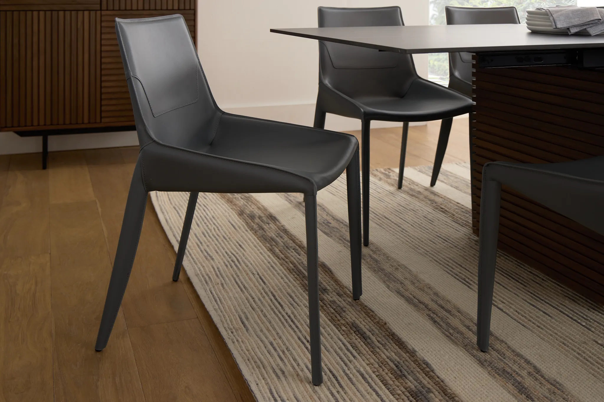 Wayne Gray Upholstered Side Chair