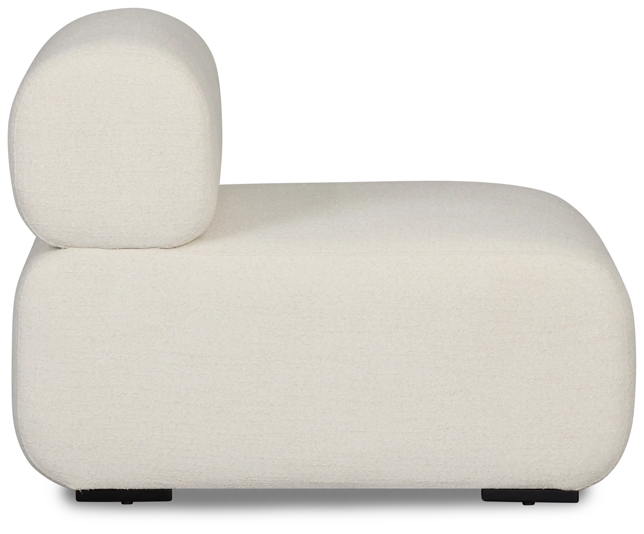 Celeste Light Beige Fabric Armless Chair Celeste Light Beige Fabric Armless Chair