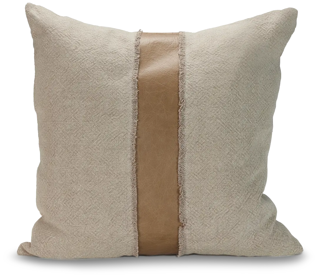 Cristo Taupe 26" Square Accent Pillow Cristo Taupe 26" Square Accent Pillow