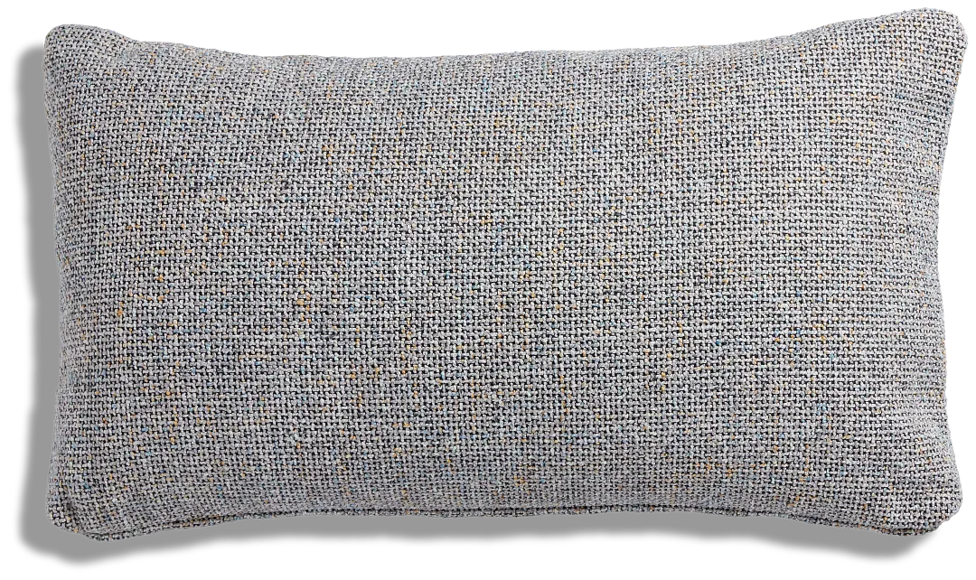 Nova Black Lumbar Accent Pillow