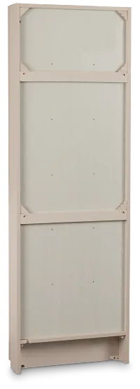 Brasilia Light Beige Storage Floor Mirror