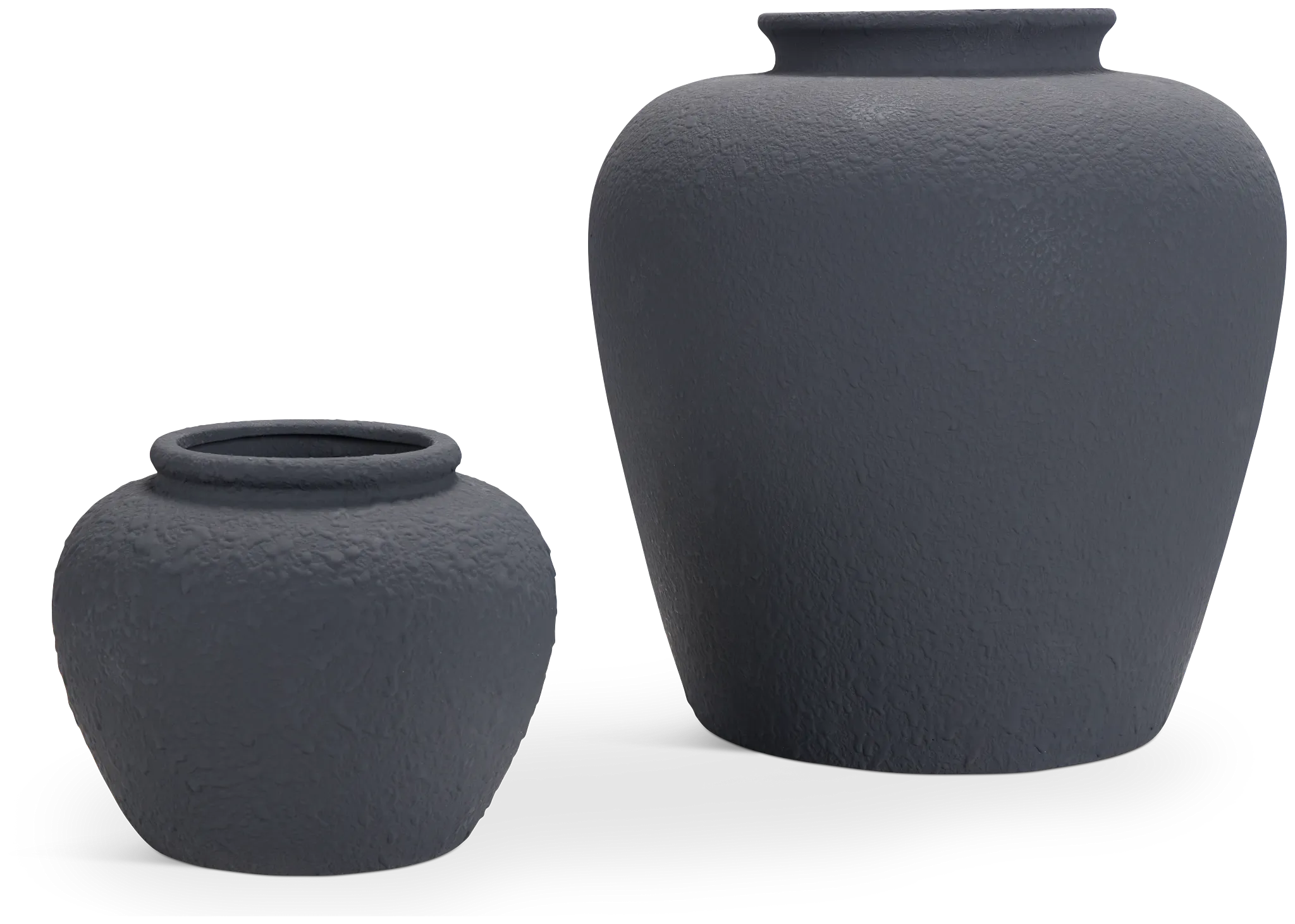 Thea Dark Gray Small Vase