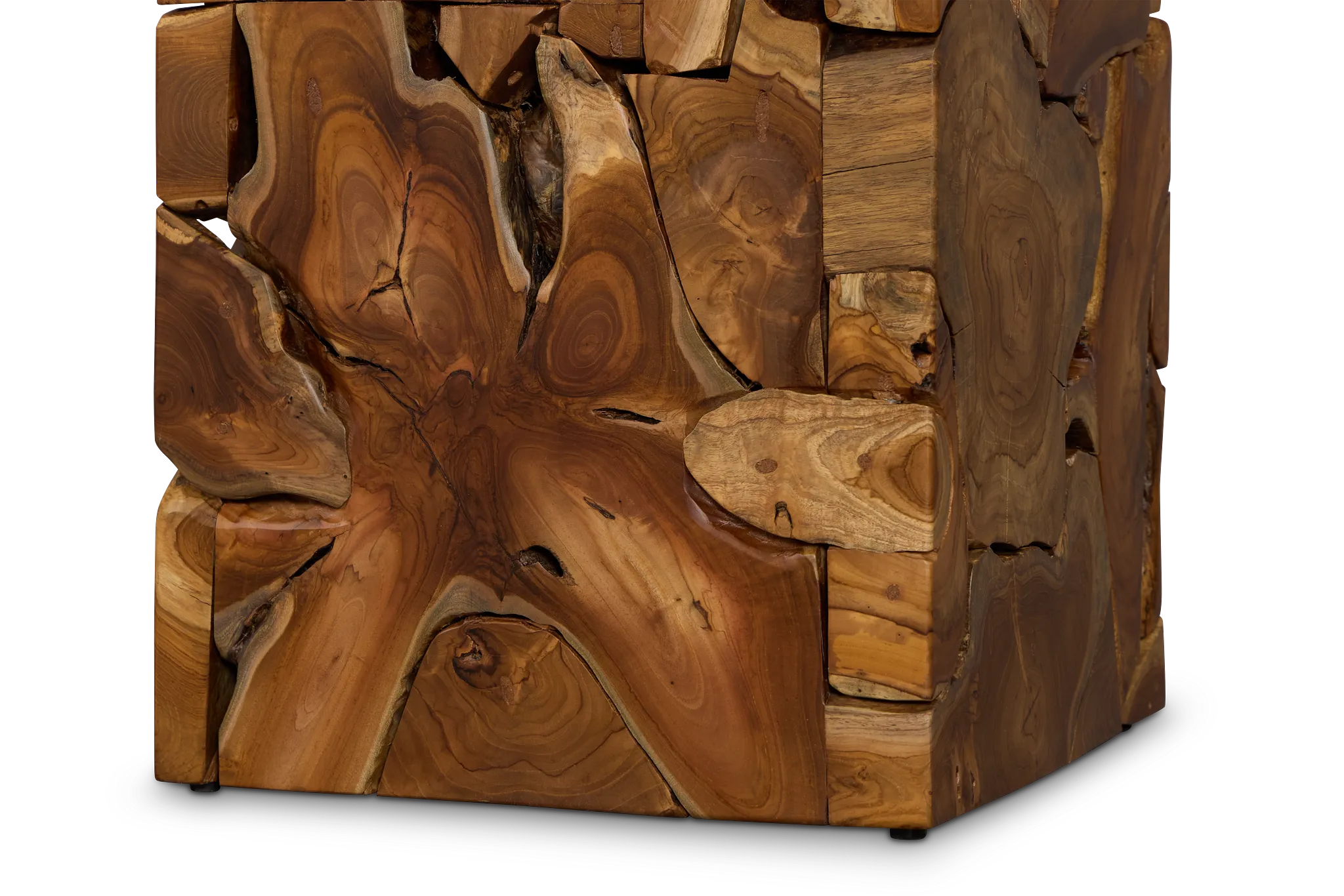Haven Mid Tone Teak Square End Table