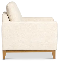 Maisie Light Beige Fabric Chair